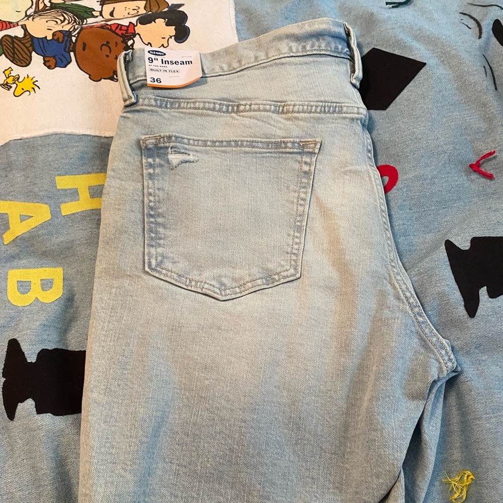 Mens cut off shorts